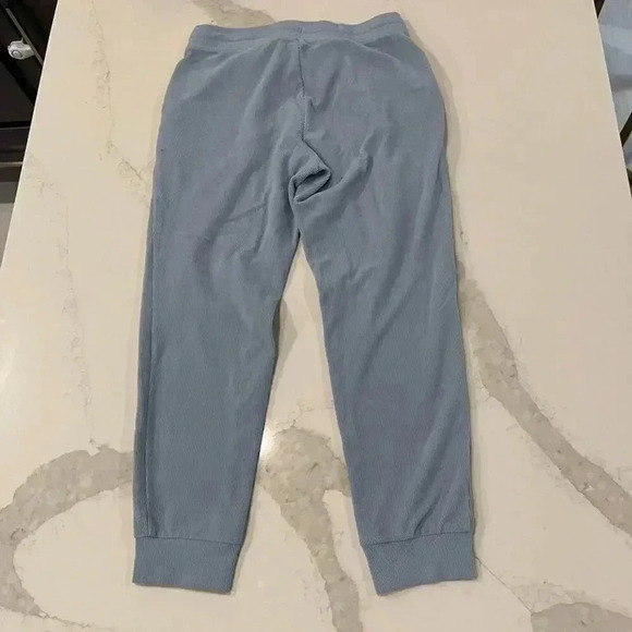 Marc New York Andrew Marc Blue Rib Knit Soft Slim Jogger Pants Women’s Medium - Picture 5 of 6